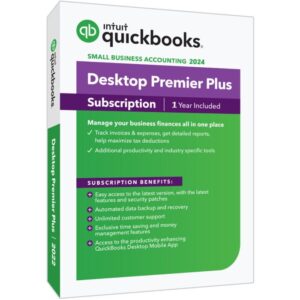 QBks Desktop Premier Plus 2024 β Ultimate Accounting Software 1-Year License for Windows