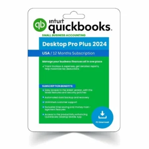 QBks Desktop Pro Plus 2024 β Complete Business Accounting Software 1-Year Subscription