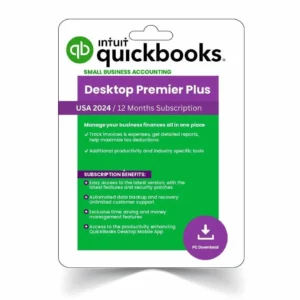 QBks Desktop Premier Plus 2024 β 12-Month Professional Accounting Software for Windows