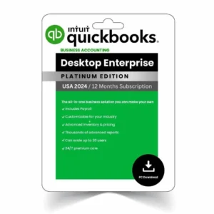 QBks Desktop Enterprise 2024 β US Version Professional Accounting Software 1-Year subscription