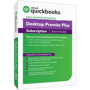 QBks Desktop Premier Plus 2023 β Powerful Accounting Software 1-Year Access for Windows